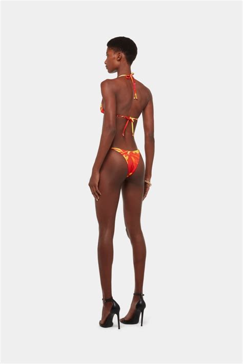 Mini Ring Bikini Bottom Orchid Flame Louisa Ballou