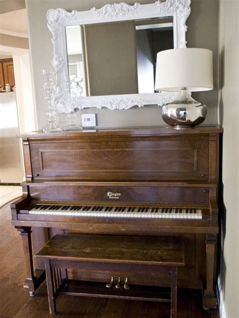 A grand piano is a substantial piece of furniture, and when we think of the home where a grand might. Decorating With Grand Piano Ideas, Pictures, Remodel and Decor
