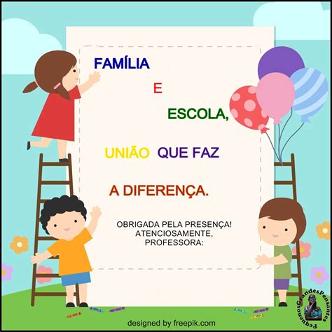 Frase Para Reunião De Pais