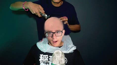 I Caught My Friend Doing Asmr So I Shaved His Head Youtube