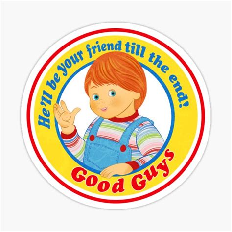 Chucky Good Guys Sticker Paper And Party Supplies Clings Pe