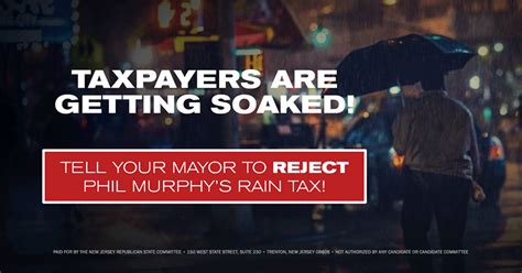 Tell Your Mayor To Reject Phil Murphys Rain Tax New Jersey