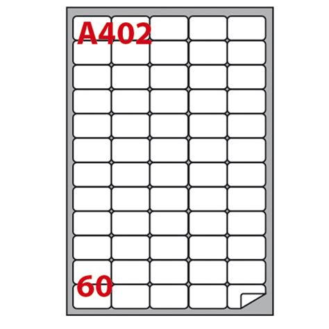 Etichette Adesive A402 Permanenti 375 X 235 Mm 60 Etfg 100
