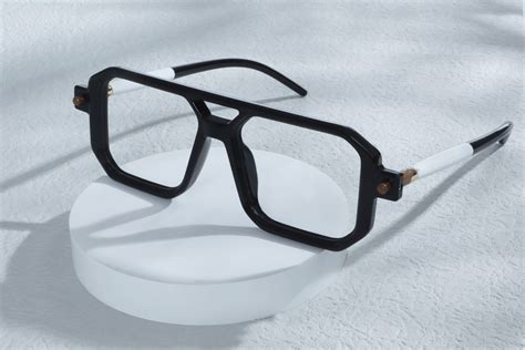 Tara Geometric Black Eyeglasses Fytoo Optical