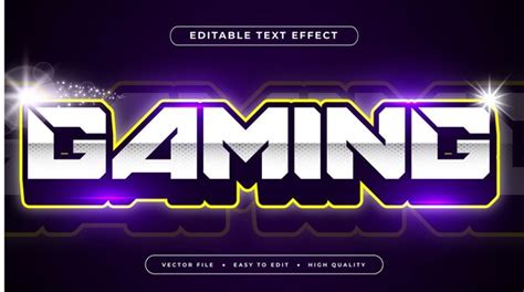 Premium Vector Vector Esport Text Effect Editable Gamer And Neon Text