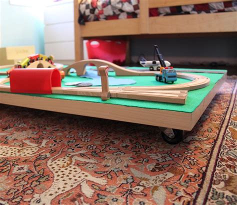 Diy Train Table Under Bed