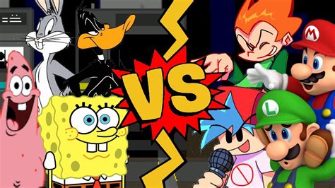 M U G E N Battles Spongebob Patrick Bugs Bunny Daffy Duck Vs