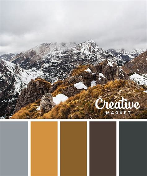 On The Creative Market Blog 15 Downloadable Color Palettes For Winter