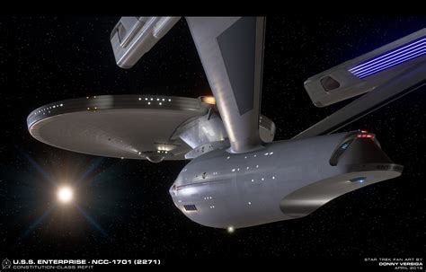 Artstation Uss Enterprise Ncc 1701 Refit Star Trek The Motion