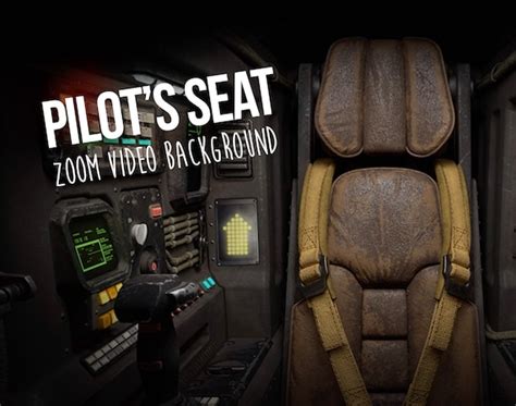 Pilots Seat Zoom Video Background Etsy
