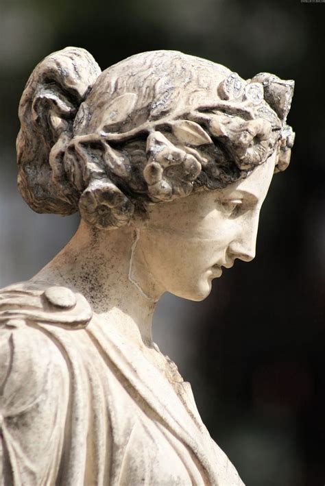 Schöne Alte Statue Aus Weißem Marmor Antike Statuen Griechisch