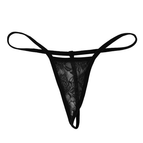 Women Wild Style Minimal Cover Micro Bikini Swimsuit G String Briefs