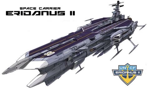 Edf Space Carrier Eridanus Ii Space Battleship Yamato Starblazers