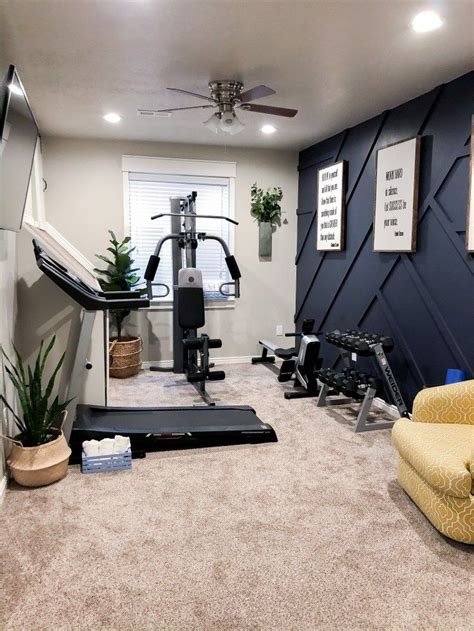 Workout Room Inspiration Modern Farmhouse Style Simple Diy S That