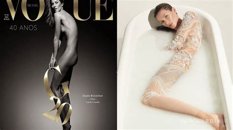 Gisele B Ndchen Se Desnuda Para Vogue Brasil