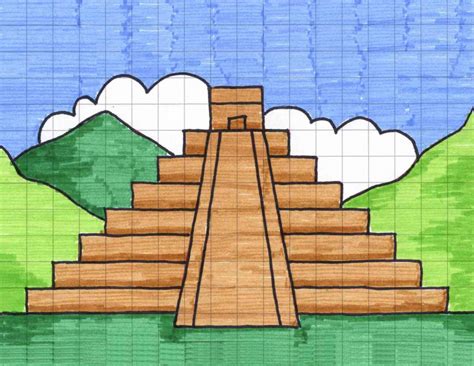 Draw A Mayan Temple For Cinco De Mayo · Art Projects For Kids