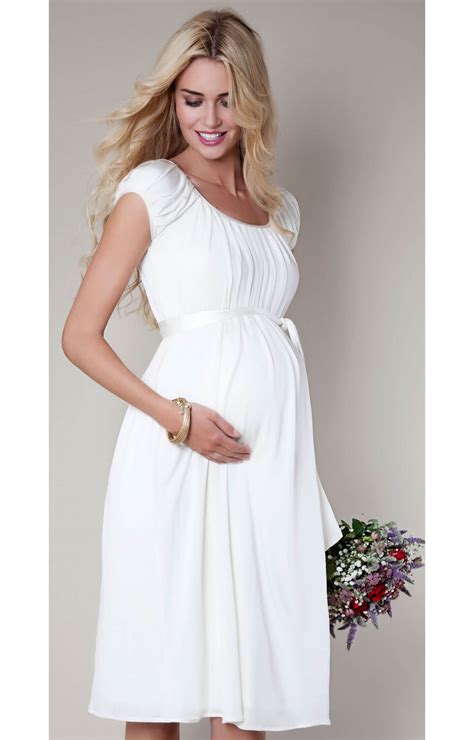 Claudia Maternity Gown Short Ivory Maternity Wedding Dresses