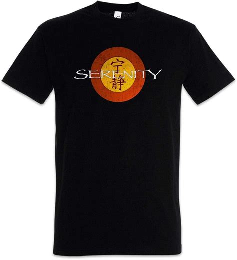 Made Vintage Serenity Logo T Shirt Movie Tv Blue Sun Joss Whedon