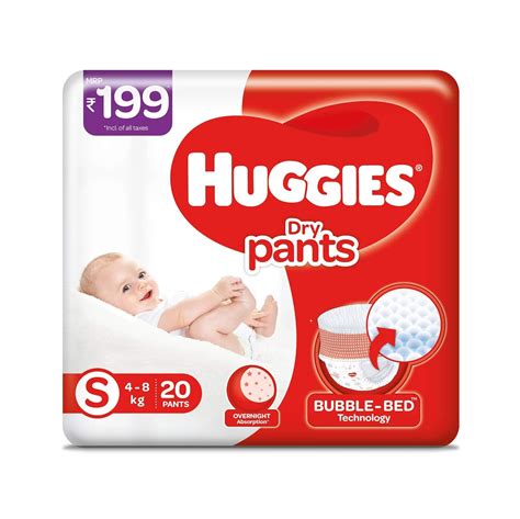 Buy Huggies Dry Pants Small 4 8kg Size Diapers 20 Count Online At
