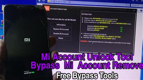 Mi Account Unlock Tool Account Bypass Forgot Pattern PIN Password Mi Account Remove YouTube