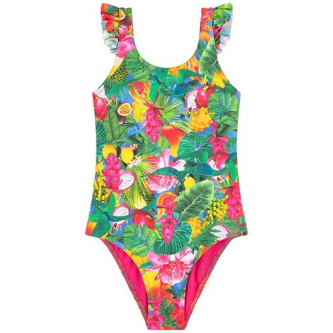 Printed One Piece Swimsuit Kid Swim Suits Swimsuits