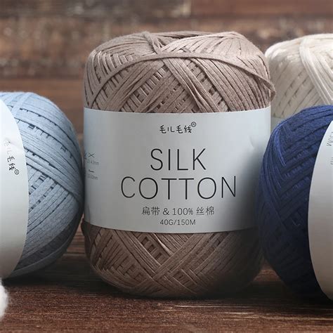40 Greel 100 Cotton Flat Lace Yarn Beautiful Mercerized Summer Yarn For Hand Crocheting Shawl