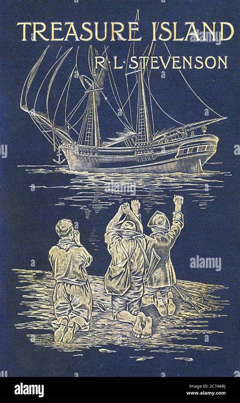Treasure Island 1883 Adventure Novel By Robert Louis Stevenson Cover