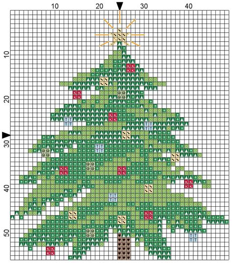Cute elf boy holding a tree to welcome the christmas and new year holidays.this pattern is suitable for making cards and other gifts for children. Kate's Kross Stitch Kreations: Christmas Tree Cross Stitch ...