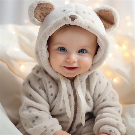 Premium Ai Image Cute Baby