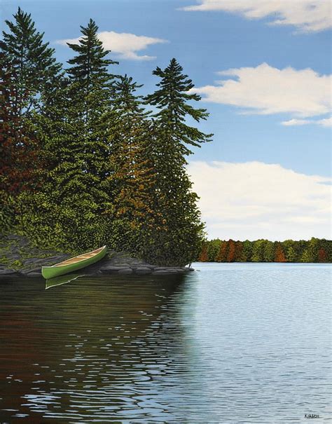 Muskoka Shores Painting By Kenneth M Kirsch Fine Art America
