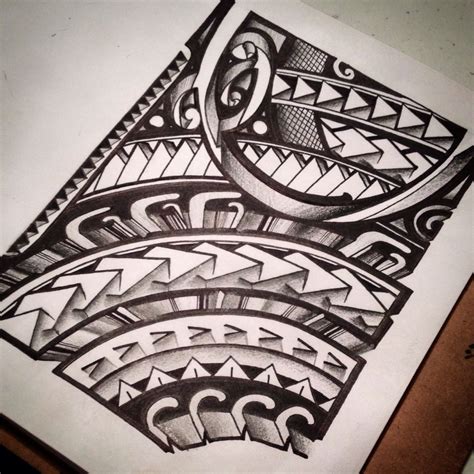 Polynesian Tattoo Stencil Designs