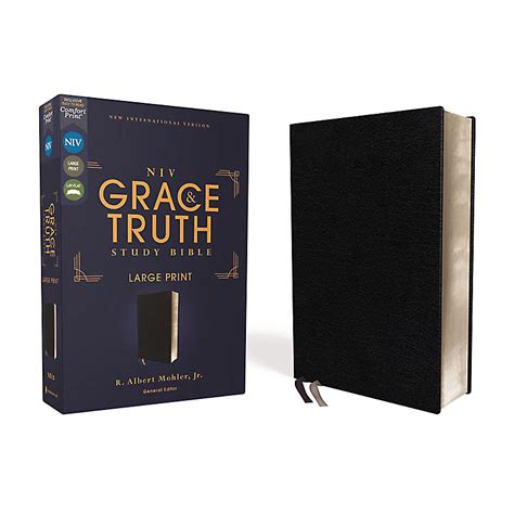 Niv The Grace And Truth Study Bible Large Print European Bonded