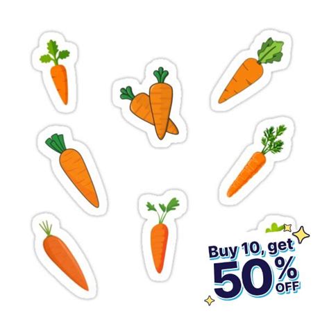 Sweet Carrots Sticker For Sale By Silviaol In 2023 Stickers Sweet