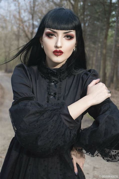 model obsidian kerttu goth goth girl goth fashion goth makeup goth beauty dark beauty