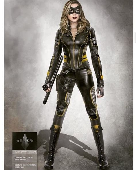 Arrow Season Black Canary New Costume Arrow Blackcanary Katiecassidy Laurellance Black