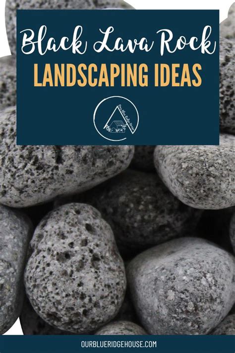 15 Black Lava Rock Landscaping Ideas Our Blue Ridge House