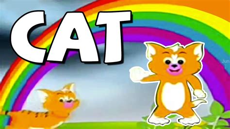 Learn Animal Song Cat Rhyme English Nursery Rhymes Juniors Tv