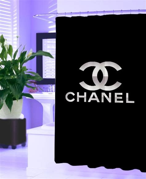 Chanel home, chanel diy, chanel decor, coco chanel, mashawns bathroom, girls bathroom, bathroom ideas, bathrooms, apartment idea s. Coco Chanel New Hot Shower Curtain Design Vintage Bathroom ...