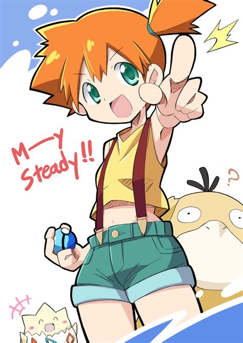 Misty Psyduck And Togepi Pokemon And 2 More Drawn By Rascal