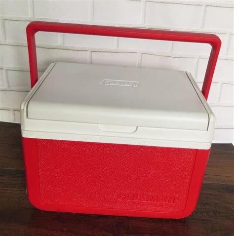 Coleman Lunch Box Cooler Small 6 Pack Ice Chest Red 5205 Ebay