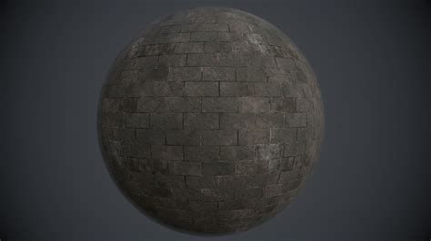 3d Model Stone Wall Pbr Tile Cgtrader