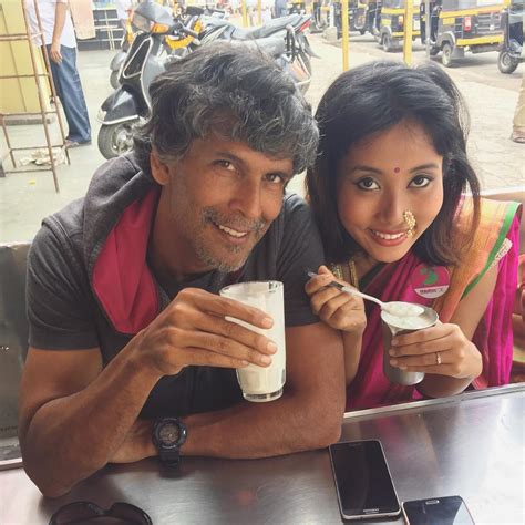 gf of milind soman love is in the air once again for milind soman