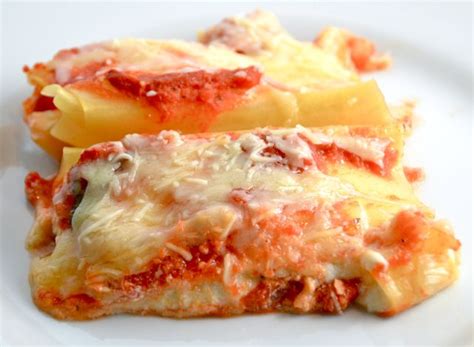 Easy Lasagna Roll Ups Partially Cooked In The Microwave And Finished