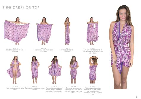Sarong How To Wear Guide Osprey London