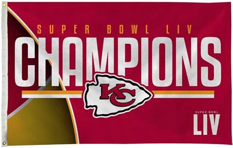 Kansas City Chiefs Super Bowl Liv Champions Premium 3x5 Flag Outdoor