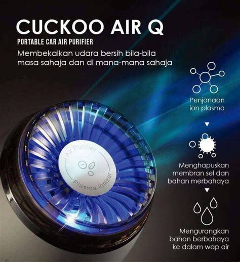 Developed by cuckoo international (mal) sdn bhd, a home appliance company that specialises in water purifiers, air purifiers and rice cookers, the cuckoo+ app lets you: CUCKOO AIR Q - PENAPIS UDARA KERETA ~ CUCKOOBYLYLYNN