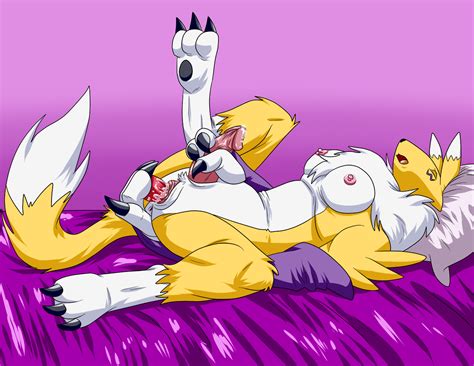 Rule 34 1futa Anthro Bed Breasts Darthglacier Digimon Dildo Fur Furry