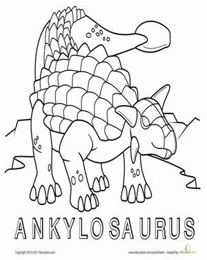 46 Printable Dinosaurs Ankylosaurus Coloring Pages AbbigailDamon