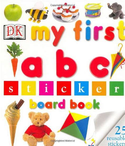 Pre Owned My First Abc Sticker Board Book Board Book 0789492474
