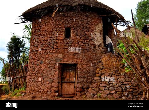 Tukul Traditional Ethiopian House Stock Photo Alamy